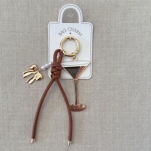 Brown and Gold Key & Card Holder
